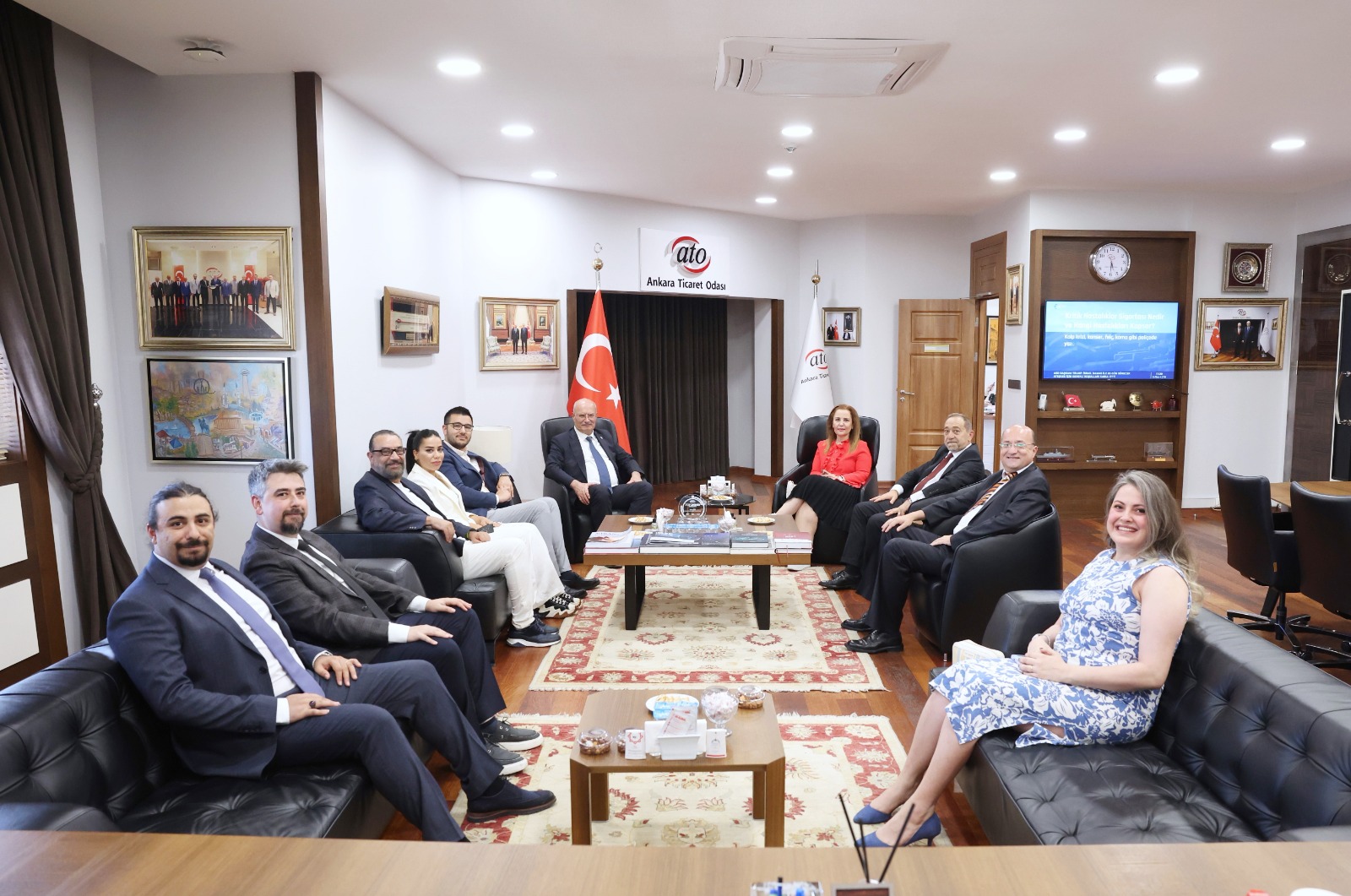 TABİD’den Ankara Ticaret Odası Başkanı Gürsel BARAN’a Ziyaret