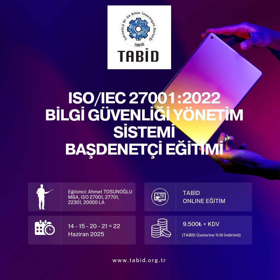 ISO/IEC 27001:2022 Baş Denetçi Eğitimi